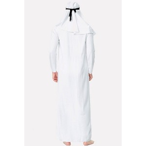 Men White Arab Prince Halloween Cosplay Costume