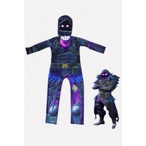 Purple Fortnite 3d Print Kids Halloween Cosplay Costume