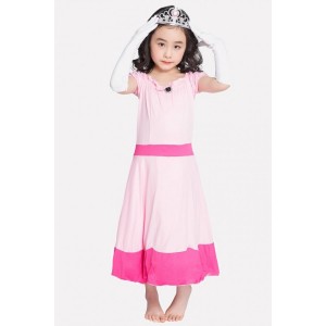 Light-pink Princess Kids Cosplay Costume