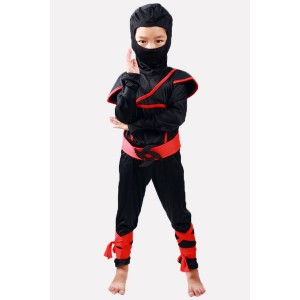 Black Ninja Kids Cute Halloween Cosplay Costume