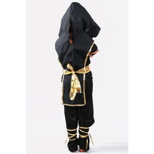 Black Ninja Kids Cute Halloween Costume