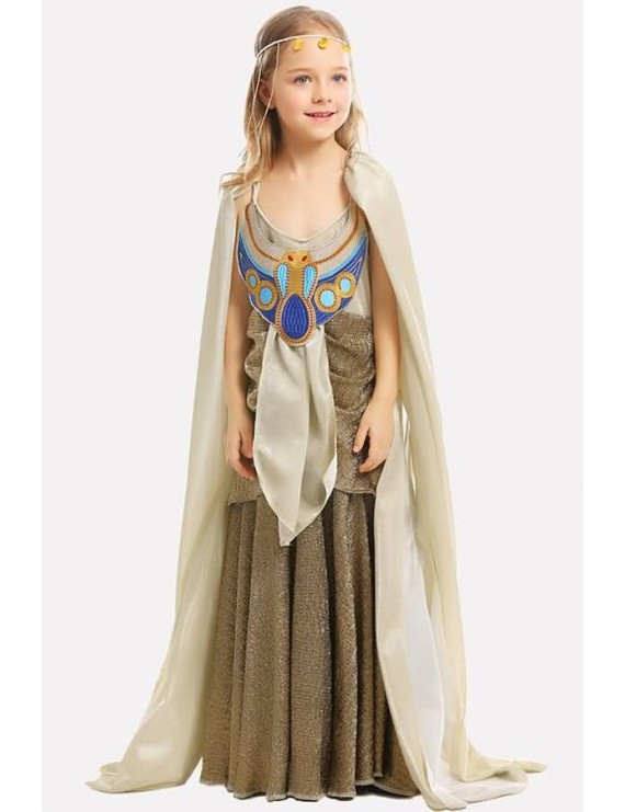 Bronze Princess Cute Kids Halloween Costume