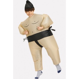 Black Sumo Inflatable Kids Halloween Costume
