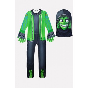 Green Fortnite 3d Print Kids Halloween Cosplay Costume