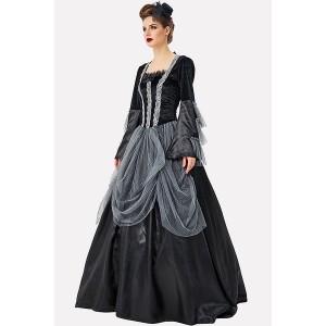 Black Countess Dress Adults Halloween Cosplay Costume