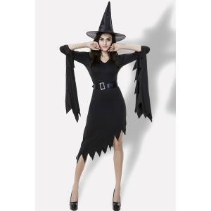 Black Witch Dress Halloween Costume