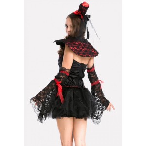Black Vampire Adults Halloween Cosplay Costume