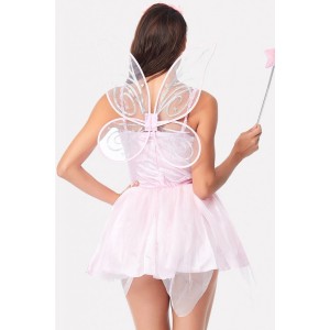 Light-pink Fairy Dress Halloween Cosplay Costume